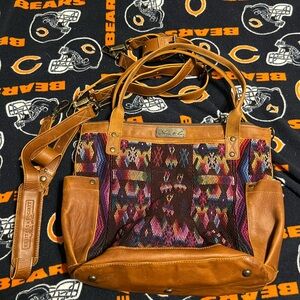 Nena & Co. Brown and Multicolor Perfect Bag